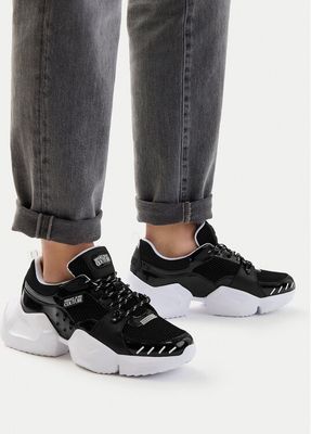 Buty sportowe męskie letnie Versace Jeans Couture ze sklepu: eobuwie.pl w kategorii: Buty sportowe męskie - zdjęcie WP-EBWP-9KUZS-09B_0000306048126