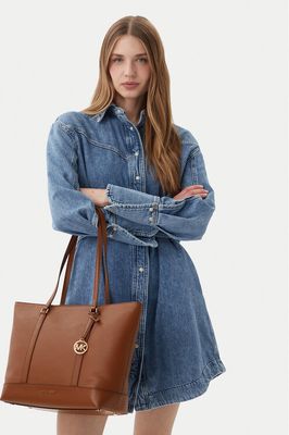 Shopper bag elegancka Michael Michael Kors ze sklepu: eobuwie.pl w kategorii: Torby Shopper bag - zdjęcie WP-EBWP-9KUZS-09B_0000306058989