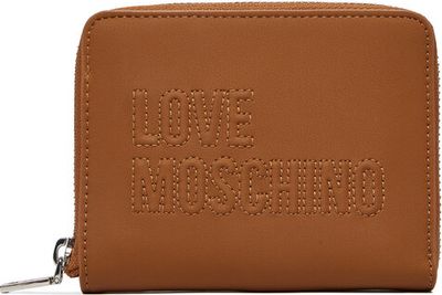 Portfel damski elegancki Love Moschino ze sklepu: eobuwie.pl w kategorii: Portfele damskie - zdjęcie WP-EBWP-9KUZS-09B_0000306070271