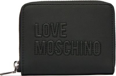 Love Moschino - Portfel damski elegancki ze sklepu: eobuwie.pl w kategorii: Portfele damskie - zdjęcie WP-EBWP-9KUZS-09B_0000306070288