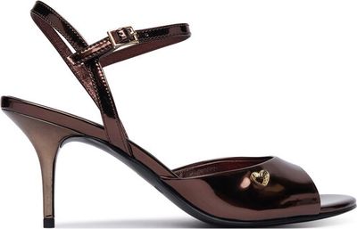 Sandały damskie na lato Love Moschino ze sklepu: eobuwie.pl w kategorii: Sandały damskie - zdjęcie WP-EBWP-9KUZS-09B_0000306072404