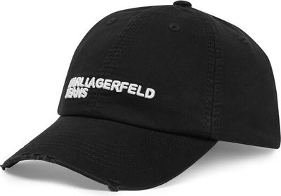 Czapka z daszkiem damska na jesień Karl Lagerfeld Jeans ze sklepu: eobuwie.pl w kategorii: Czapki z daszkiem damskie - zdjęcie WP-EBWP-9KUZS-09B_0000306084865