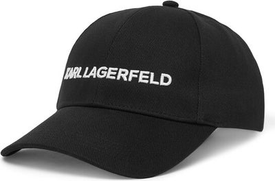 Czapka z daszkiem damska elegancki Karl Lagerfeld ze sklepu: eobuwie.pl w kategorii: Czapki z daszkiem damskie - zdjęcie WP-EBWP-9KUZS-09B_0000306085077