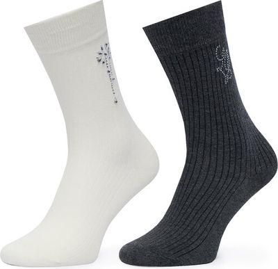 Skarpetki damskie elegancki Liu Jo ze sklepu: eobuwie.pl w kategorii: Skarpetki damskie - zdjęcie WP-EBWP-9KUZS-09B_0000306101555