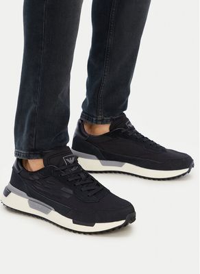 Buty sportowe męskie jesienne EA7 Emporio Armani ze sklepu: eobuwie.pl w kategorii: Buty sportowe męskie - zdjęcie WP-EBWP-9KUZS-09B_0000306114036