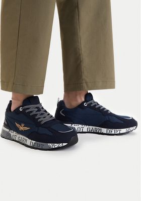 Aeronautica Militare - Buty sportowe męskie jesienne ze sklepu: eobuwie.pl w kategorii: Buty sportowe męskie - zdjęcie WP-EBWP-9KUZS-09B_0000306129993