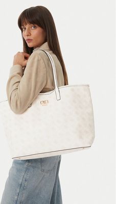 Shopper bag elegancka Guess ze sklepu: eobuwie.pl w kategorii: Torby Shopper bag - zdjęcie WP-EBWP-9KUZS-09B_0000306156487