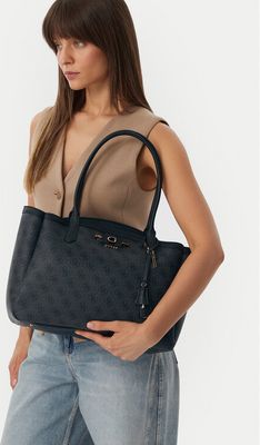 Guess - Shopper bag elegancka ze sklepu: eobuwie.pl w kategorii: Torby Shopper bag - zdjęcie WP-EBWP-9KUZS-09B_0000306157552