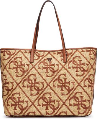 Shopper bag wakacyjna Guess ze sklepu: eobuwie.pl w kategorii: Torby Shopper bag - zdjęcie WP-EBWP-9KUZS-09B_0000306157729
