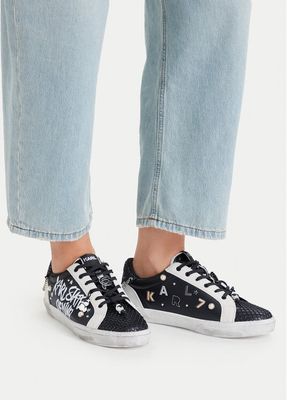 Buty sportowe damskie na wiosnę Karl Lagerfeld ze sklepu: eobuwie.pl w kategorii: Buty sportowe damskie - zdjęcie WP-EBWP-9KUZS-09B_0000306166813