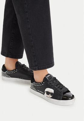 Buty sportowe damskie na wiosnę Karl Lagerfeld ze sklepu: eobuwie.pl w kategorii: Buty sportowe damskie - zdjęcie WP-EBWP-9KUZS-09B_0000306166851