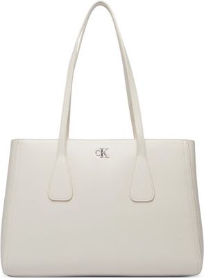 Shopper bag elegancka Calvin Klein ze sklepu: eobuwie.pl w kategorii: Torby Shopper bag - zdjęcie WP-EBWP-9KUZS-09B_0000306185036