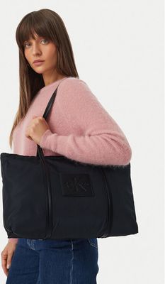 Calvin Klein - Shopper bag wakacyjna ze sklepu: eobuwie.pl w kategorii: Torby Shopper bag - zdjęcie WP-EBWP-9KUZS-09B_0000306185272