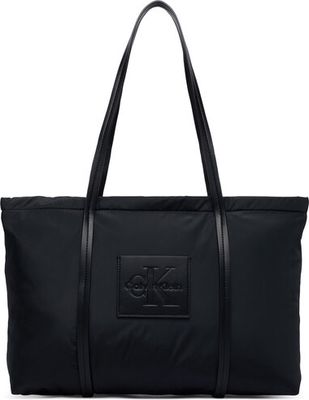 Calvin Klein - Shopper bag elegancka ze sklepu: eobuwie.pl w kategorii: Torby Shopper bag - zdjęcie WP-EBWP-9KUZS-09B_0000306185272