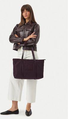 Calvin Klein - Shopper bag elegancka ze sklepu: eobuwie.pl w kategorii: Torby Shopper bag - zdjęcie WP-EBWP-9KUZS-09B_0000306185289