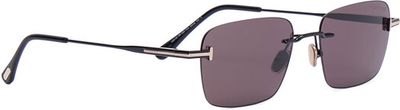 Okulary przeciwsłoneczne damskie Tom Ford ze sklepu: eobuwie.pl w kategorii: Okulary przeciwsłoneczne damskie - zdjęcie WP-EBWP-9KUZS-09B_0000306205680
