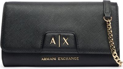 Kopertówka elegancka Armani Exchange ze sklepu: eobuwie.pl w kategorii: Kopertówki - zdjęcie WP-EBWP-9KUZS-09B_0000306259386