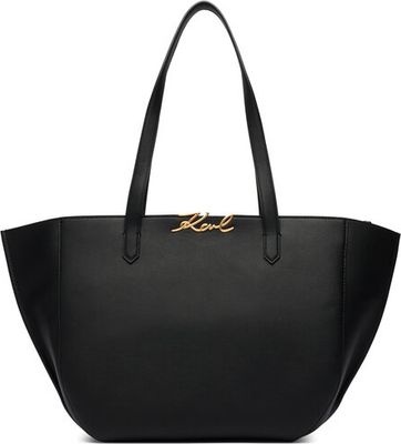 Shopper bag elegancka Karl Lagerfeld ze sklepu: eobuwie.pl w kategorii: Torby Shopper bag - zdjęcie WP-EBWP-9KUZS-09B_0000306282926