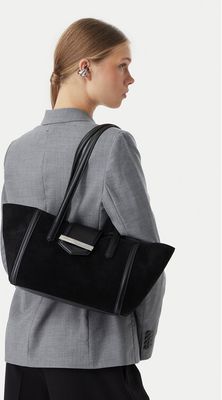 Shopper bag elegancka Karl Lagerfeld ze sklepu: eobuwie.pl w kategorii: Torby Shopper bag - zdjęcie WP-EBWP-9KUZS-09B_0000306283015