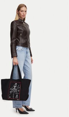 Karl Lagerfeld - Shopper bag ze sklepu: eobuwie.pl w kategorii: Torby Shopper bag - zdjęcie WP-EBWP-9KUZS-09B_0000306283343