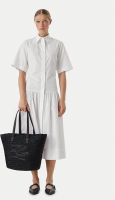 Shopper bag na zimę Karl Lagerfeld ze sklepu: eobuwie.pl w kategorii: Torby Shopper bag - zdjęcie WP-EBWP-9KUZS-09B_0000306283374