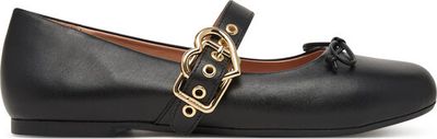 Balerinki eleganckie Love Moschino ze sklepu: eobuwie.pl w kategorii: Balerinki - zdjęcie WP-EBWP-9KUZS-09B_0000306342934