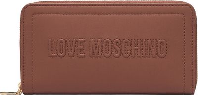 Portfel damski elegancki Love Moschino ze sklepu: eobuwie.pl w kategorii: Portfele damskie - zdjęcie WP-EBWP-9KUZS-09B_0000306356245