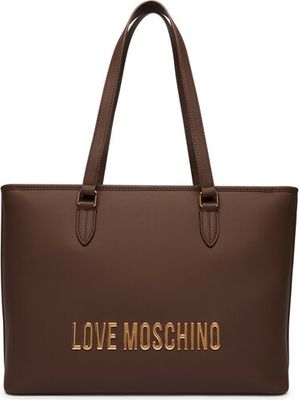 Shopper bag elegancka Love Moschino ze sklepu: eobuwie.pl w kategorii: Torby Shopper bag - zdjęcie WP-EBWP-9KUZS-09B_0000306356276