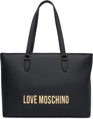 Love Moschino - Shopper bag elegancka ze sklepu: eobuwie.pl w kategorii: Torby Shopper bag - zdjęcie WP-EBWP-9KUZS-09B_0000306356306