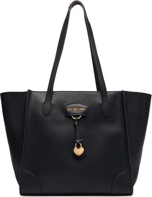 Shopper bag elegancka Love Moschino ze sklepu: eobuwie.pl w kategorii: Torby Shopper bag - zdjęcie WP-EBWP-9KUZS-09B_0000306356504