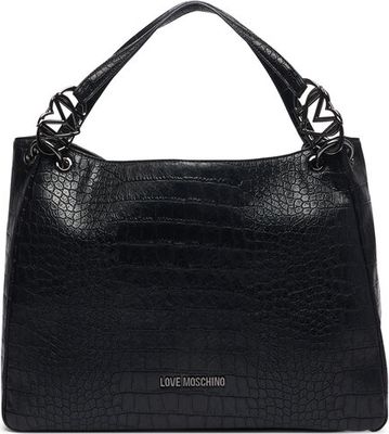 Shopper bag elegancka Love Moschino ze sklepu: eobuwie.pl w kategorii: Torby Shopper bag - zdjęcie WP-EBWP-9KUZS-09B_0000306356986