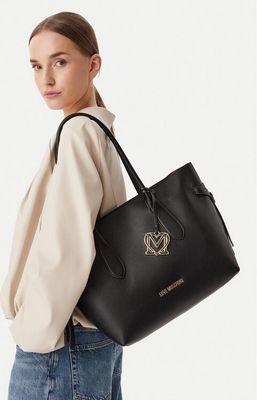 Love Moschino - Shopper bag elegancka ze sklepu: eobuwie.pl w kategorii: Torby Shopper bag - zdjęcie WP-EBWP-9KUZS-09B_0000306357693