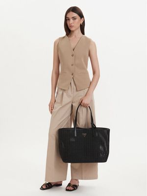 Shopper bag wakacyjna Guess ze sklepu: eobuwie.pl w kategorii: Torby Shopper bag - zdjęcie WP-EBWP-9KUZS-09B_0190231958765