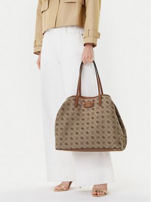 Shopper bag elegancka Guess ze sklepu: eobuwie.pl w kategorii: Torby Shopper bag - zdjęcie WP-EBWP-9KUZS-09B_0190231961260