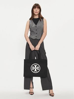 Tory Burch - Shopper bag ze sklepu: eobuwie.pl w kategorii: Torby Shopper bag - zdjęcie WP-EBWP-9KUZS-09B_0196133799062