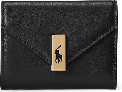 Portfel damski bez wzorów Polo Ralph Lauren ze sklepu: eobuwie.pl w kategorii: Portfele damskie - zdjęcie WP-EBWP-9KUZS-09B_3616538790954