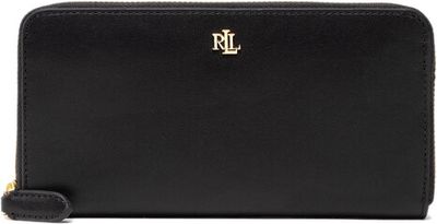 Portfel damski casual gładki LAUREN RALPH LAUREN ze sklepu: eobuwie.pl w kategorii: Portfele damskie - zdjęcie WP-EBWP-9KUZS-09B_3616538801902