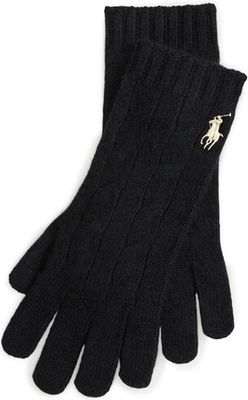 Rękawiczki eleganckie Polo Ralph Lauren ze sklepu: eobuwie.pl w kategorii: Rękawiczki damskie - zdjęcie WP-EBWP-9KUZS-09B_3616853767846