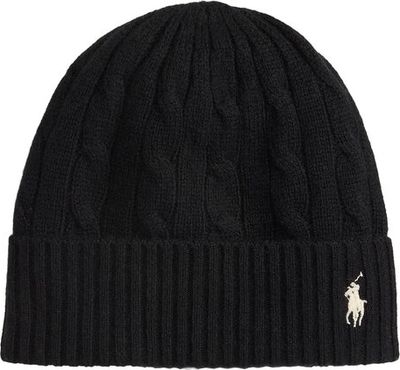 Polo Ralph Lauren - Czapka zimowa damska elegancka ze sklepu: eobuwie.pl w kategorii: Czapki zimowe damskie - zdjęcie WP-EBWP-9KUZS-09B_3616853979836