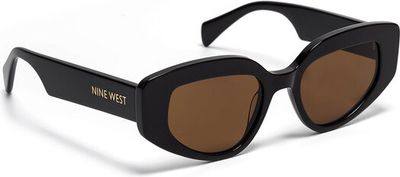 Nine West - Okulary przeciwsłoneczne damskie na lato ze sklepu: eobuwie.pl w kategorii: Okulary przeciwsłoneczne damskie - zdjęcie WP-EBWP-9KUZS-09B_5905588700913