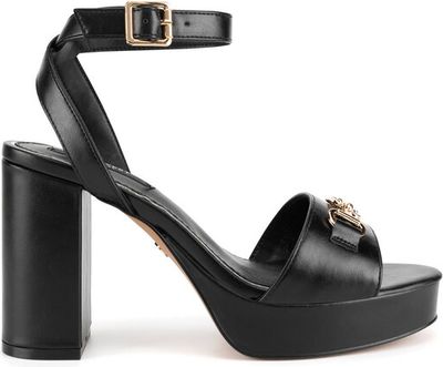 Nine West - Sandały damskie bez wzorów ze sklepu: eobuwie.pl w kategorii: Sandały damskie - zdjęcie WP-EBWP-9KUZS-09B_5906751083741