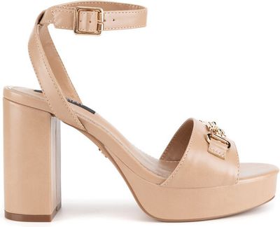 Sandały damskie casual Nine West ze sklepu: eobuwie.pl w kategorii: Sandały damskie - zdjęcie WP-EBWP-9KUZS-09B_5906751083758