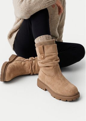 Buty zimowe dziecięce bez wzorów DeeZee ze sklepu: eobuwie.pl w kategorii: Buty zimowe dziecięce - zdjęcie WP-EBWP-9KUZS-09B_5906751330777