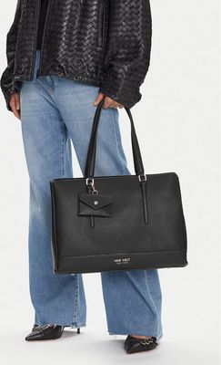 Shopper bag elegancka Nine West ze sklepu: eobuwie.pl w kategorii: Torby Shopper bag - zdjęcie WP-EBWP-9KUZS-09B_5906751436202