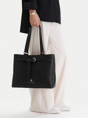 BEVERLY HILLS POLO CLUB - Shopper bag elegancka ze sklepu: eobuwie.pl w kategorii: Torby Shopper bag - zdjęcie WP-EBWP-9KUZS-09B_5906751598887