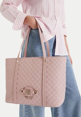 Shopper bag na lato Nine West ze sklepu: eobuwie.pl w kategorii: Torby Shopper bag - zdjęcie WP-EBWP-9KUZS-09B_5906751663653