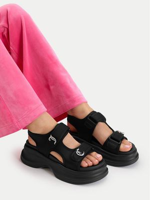 Juicy Couture - Sandały damskie letnie ze sklepu: eobuwie.pl w kategorii: Sandały damskie - zdjęcie WP-EBWP-9KUZS-09B_5906751720479