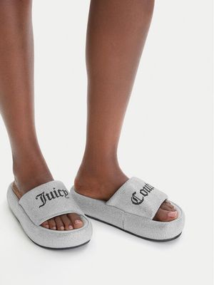 Juicy Couture - Klapki damskie na lato ze sklepu: eobuwie.pl w kategorii: Klapki damskie - zdjęcie WP-EBWP-9KUZS-09B_5906751735008