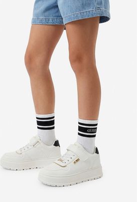 Guess - Buty sportowe dziecięce na wiosnę ze sklepu: eobuwie.pl w kategorii: Buty sportowe dziecięce - zdjęcie WP-EBWP-9KUZS-09B_5906751757765