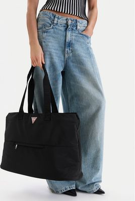 Shopper bag Guess Jeans ze sklepu: eobuwie.pl w kategorii: Torby Shopper bag - zdjęcie WP-EBWP-9KUZS-09B_5906751862124